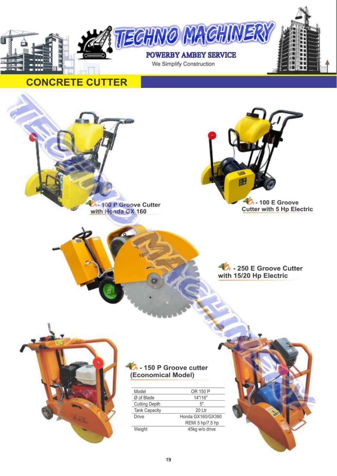 Concrete Cutter CC-18