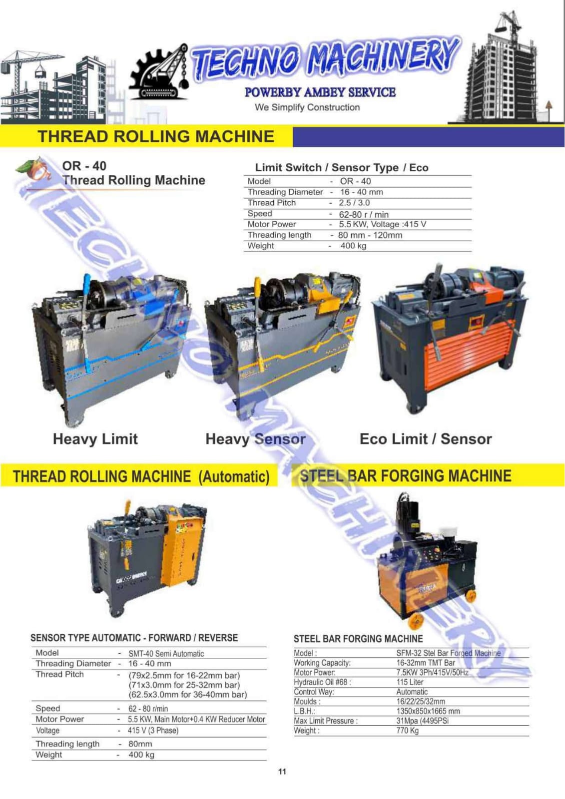 Thread Rolling Machine OR-40